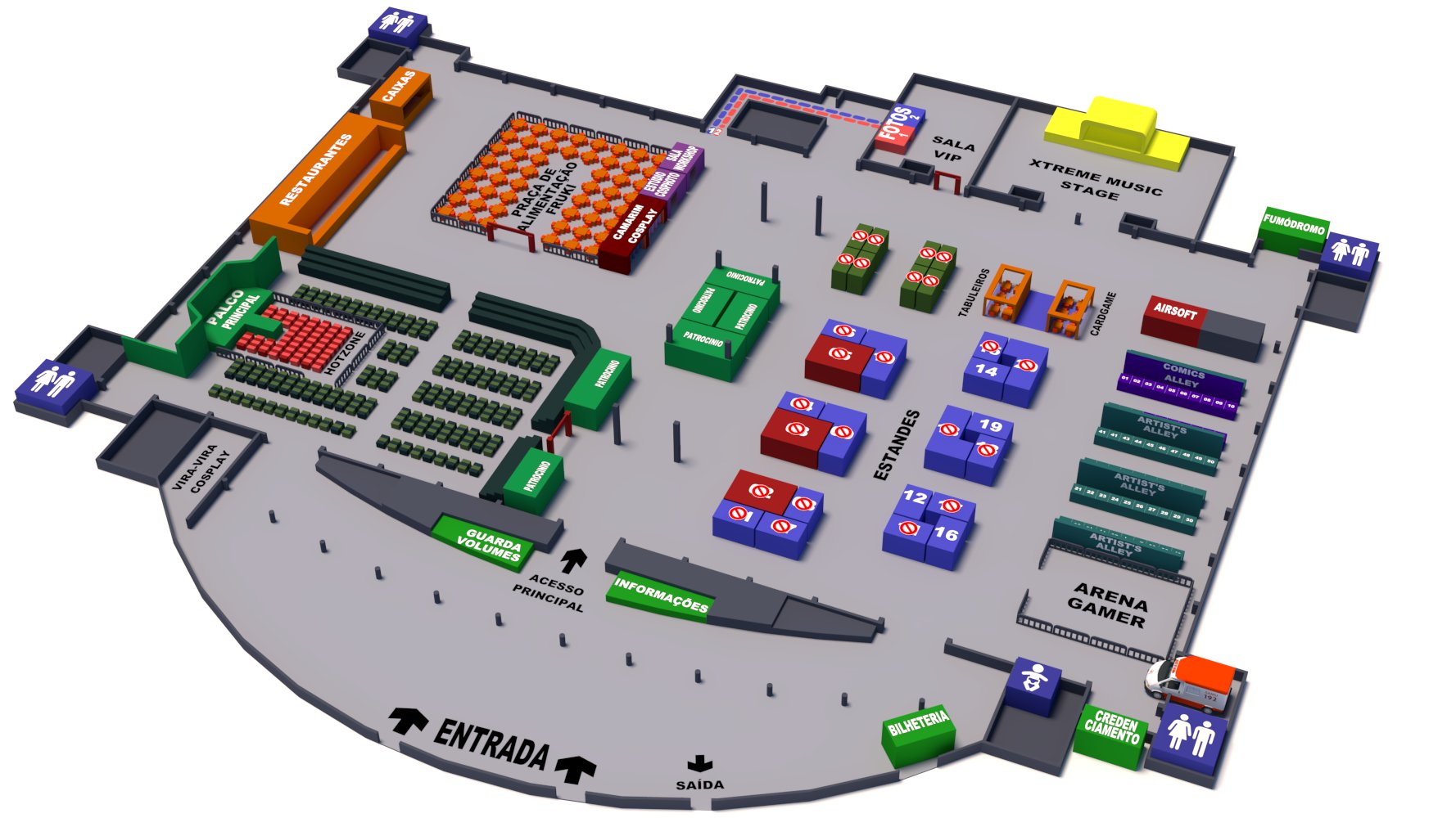 Planta do Animextreme